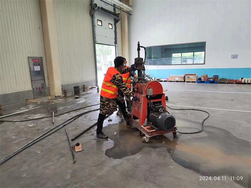 游仙厂房地面下沉塌陷注浆加固施工